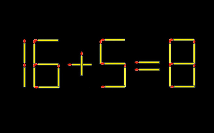 Thử tài IQ: Di chuyển một que diêm để 11+8=6 thành phép tính đúng - Ảnh 9.