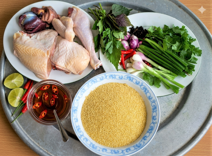 cháo gà - Ảnh 3.