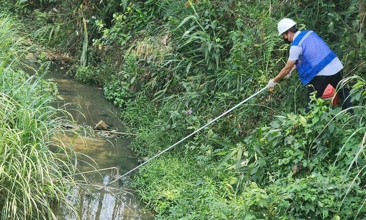 xả thải - Ảnh 1.