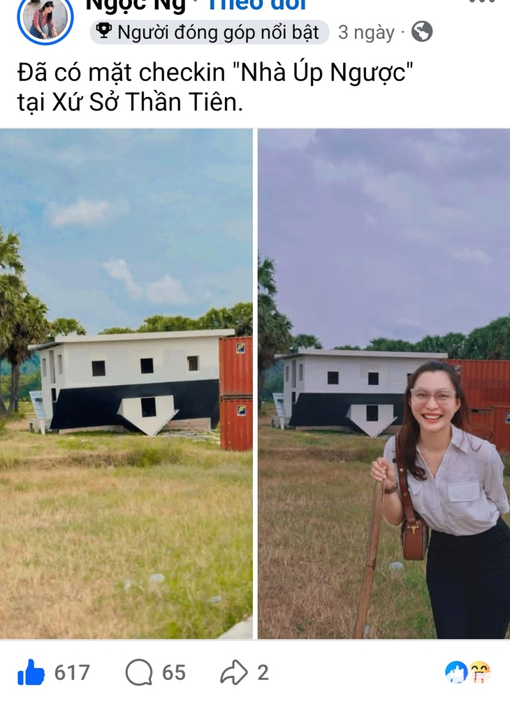 nhà úp ngược - Ảnh 1.