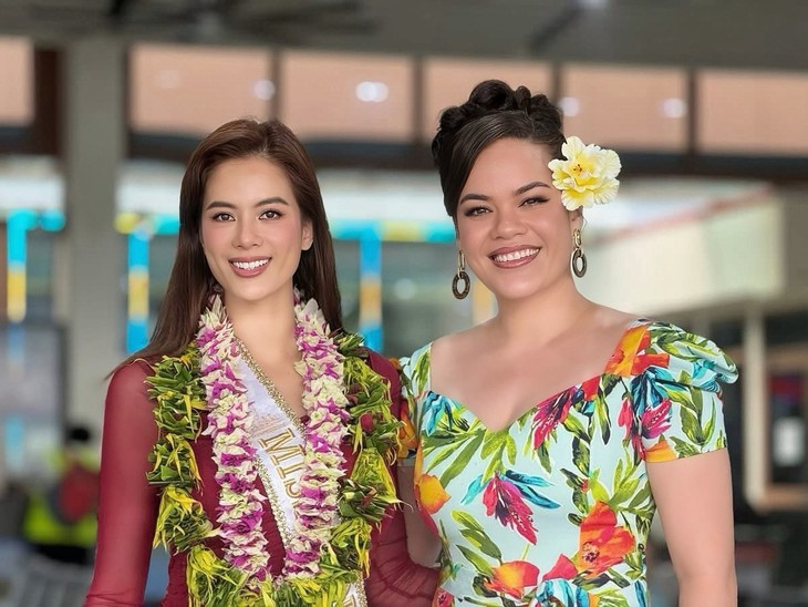 Nguyễn Đình Như Vân có chuyến công du dài nhất nhiệm kỳ Miss Global - Ảnh 1.