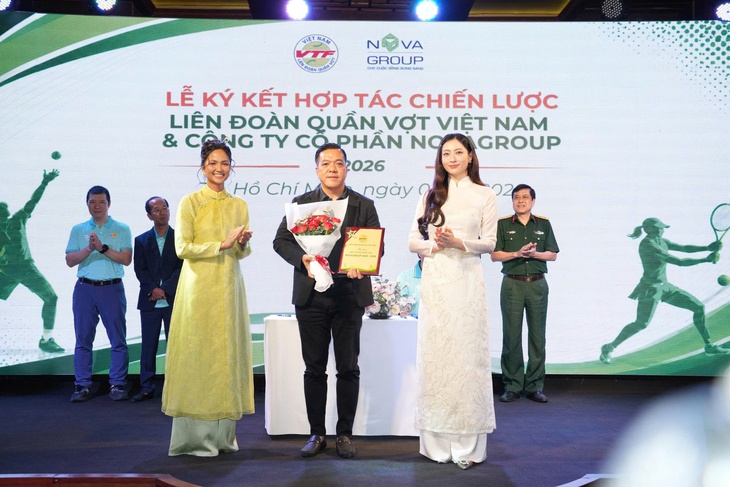 BLV Quang Huy làm Phó chủ tịch VTF, H'Hen Niê là đại sứ tennis Việt Nam - Ảnh 1.