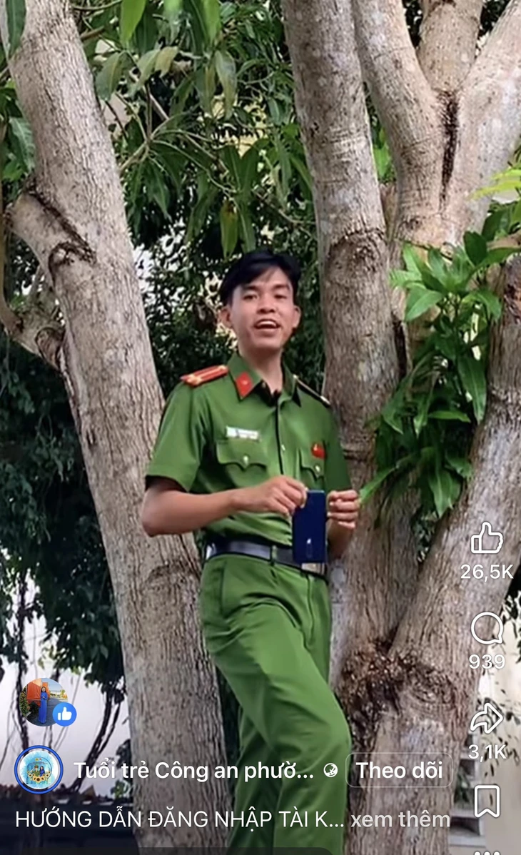'Chú công an' làm clip hướng dẫn sử dụng app VNeID thu hút triệu lượt xem - Ảnh 6.
