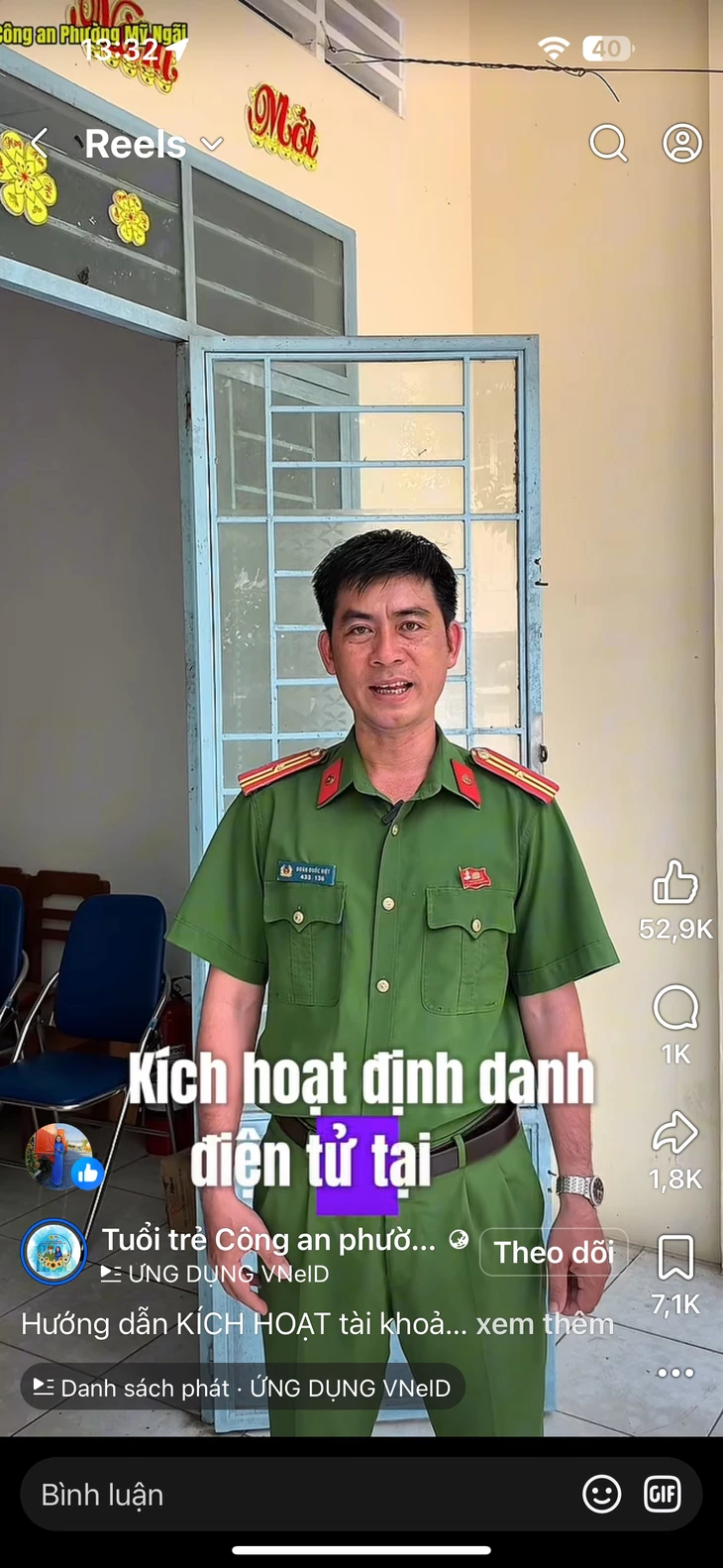 'Chú công an' làm clip hướng dẫn sử dụng app VNeID thu hút triệu lượt xem - Ảnh 4.
