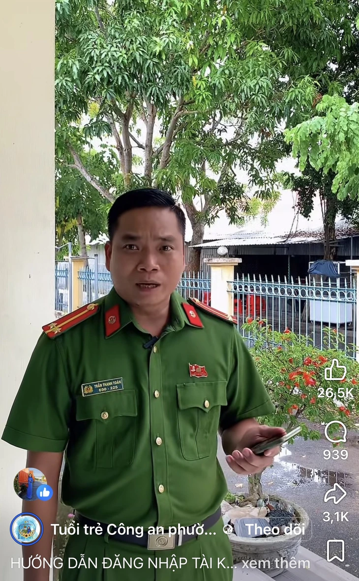 'Chú công an' làm clip hướng dẫn sử dụng app VNeID thu hút triệu lượt xem - Ảnh 5.