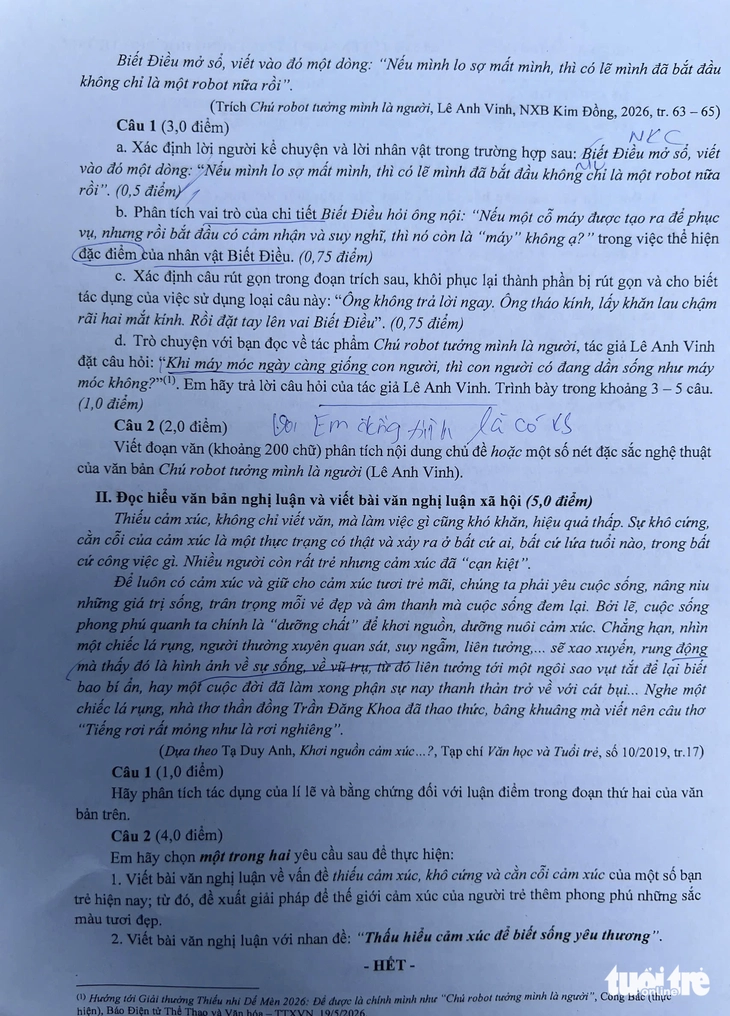 đề thi - Ảnh 2.