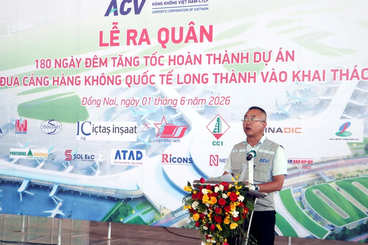 ACV ra quân 180 ngày đêm tăng tốc hoàn thành sân bay Long Thành - Ảnh 1.