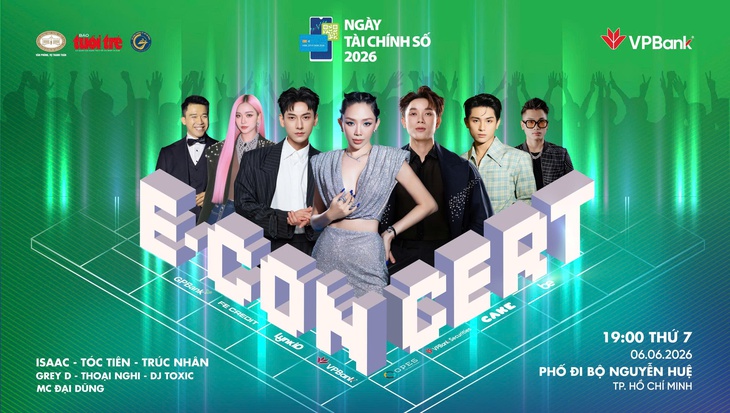 E-Concert 2026 nóng dần với dàn sao Tóc Tiên, Trúc Nhân, Isaac và 'ẩn số bí mật' - Ảnh 1.