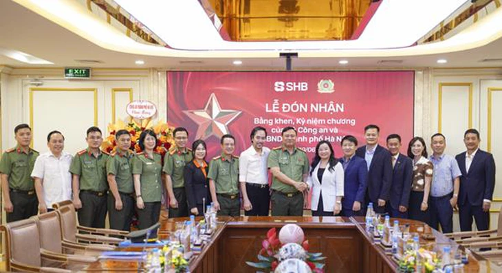 SHB nhận bằng khen của Bộ Công an về phong trào bảo vệ an ninh Tổ quốc - Ảnh 2.