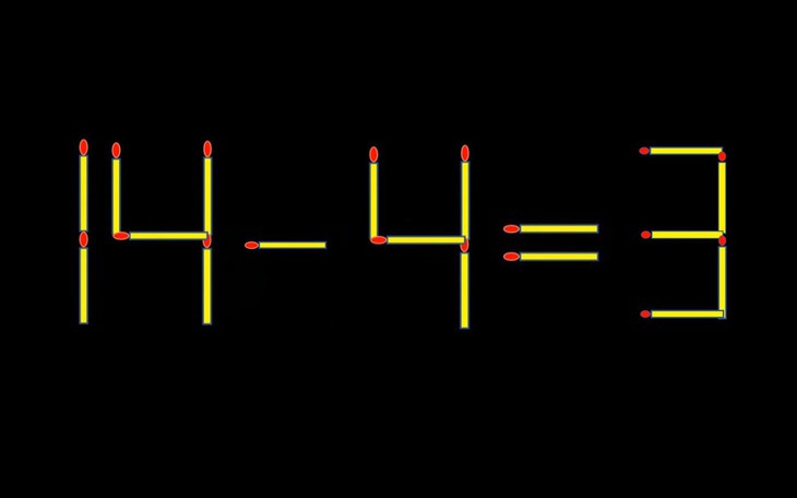 Thử tài IQ: Di chuyển một que diêm để 9+11=4 thành phép tính đúng - Ảnh 7.