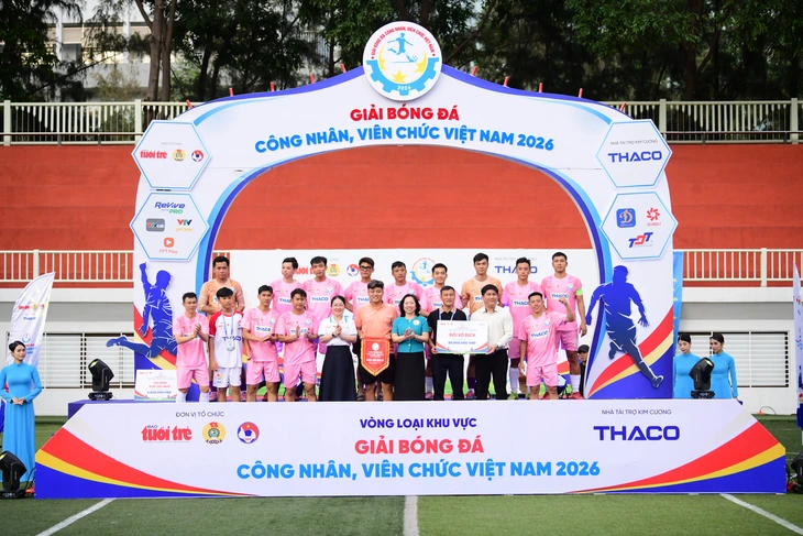 Các danh hiệu vòng loại khu vực phía Nam Giải bóng đá công nhân, viên chức Việt Nam 2026 - Ảnh 1.