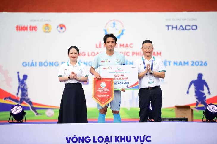 Các danh hiệu vòng loại khu vực phía Nam Giải bóng đá công nhân, viên chức Việt Nam 2026 - Ảnh 3.