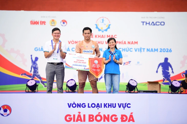 Các danh hiệu vòng loại khu vực phía Nam Giải bóng đá công nhân, viên chức Việt Nam 2026 - Ảnh 4.