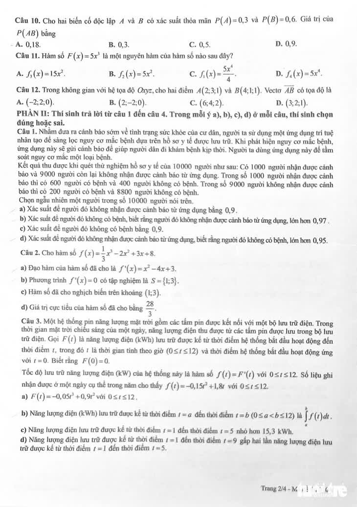 tốt nghiệp THPT - Ảnh 2.