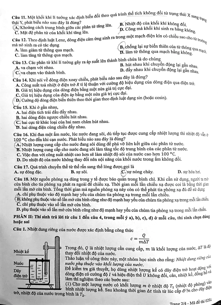 Đề vật lý - Ảnh 2.