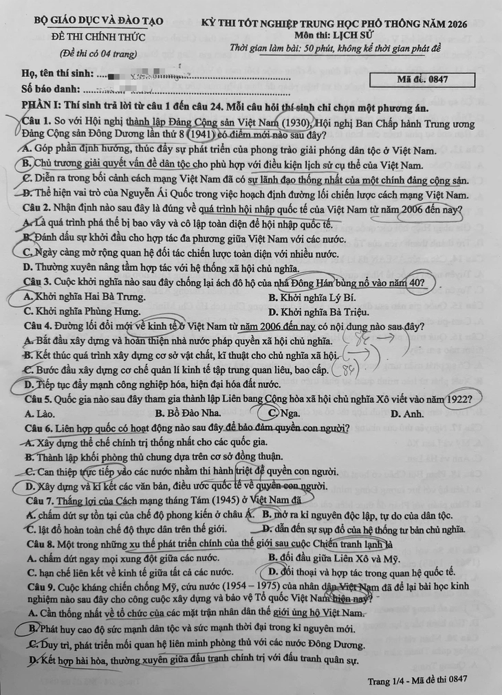 tốt nghiệp THPT - Ảnh 1.