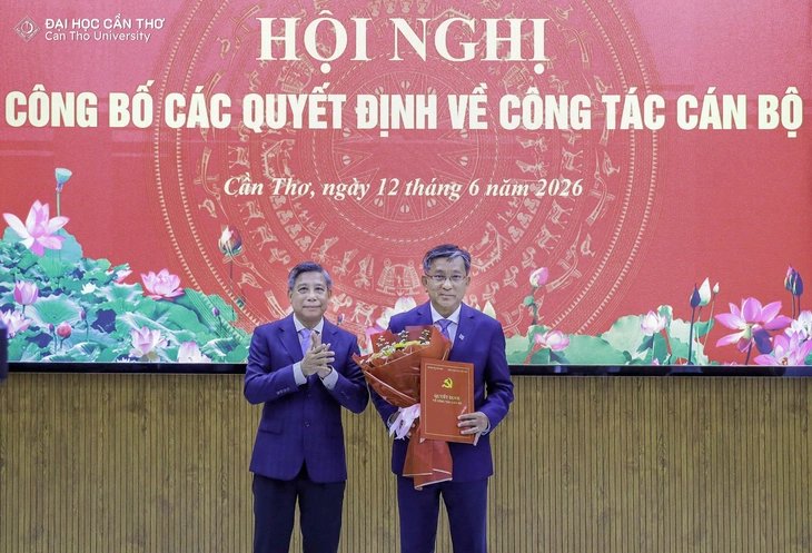 PGS.TS Trần Trung Tính giữ chức Bí thư Đảng ủy Đại học Cần Thơ - Ảnh 1.