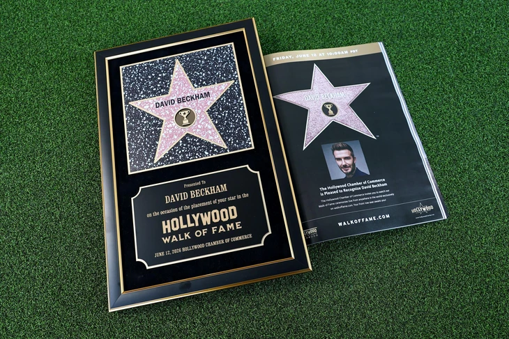 David Beckham nhận sao trên Đại lộ Danh vọng Hollywood - Ảnh 4.