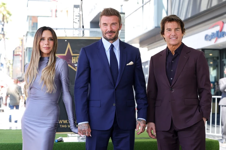 David Beckham nhận sao trên Đại lộ Danh vọng Hollywood - Ảnh 1.