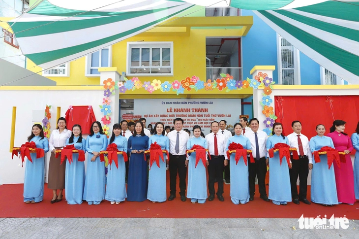 TP.HCM khánh thành thêm một trường học trong chiến dịch '50 ngày đêm hoàn thành 1.000 phòng học' - Ảnh 3.
