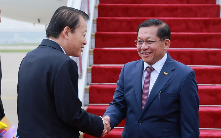 Tổng thống Myanmar Min Aung Hlaing thăm chính thức Thái Lan - Ảnh 2.