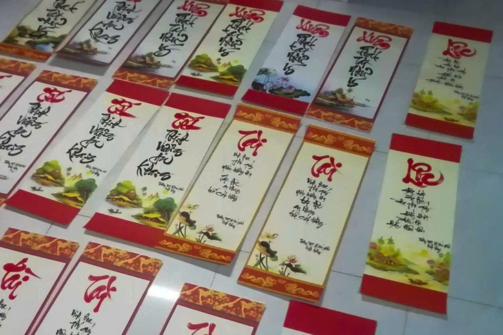 'Ông đồ' 16 tuổi và hành trình lan tỏa thư pháp đến giới trẻ - Ảnh 3.