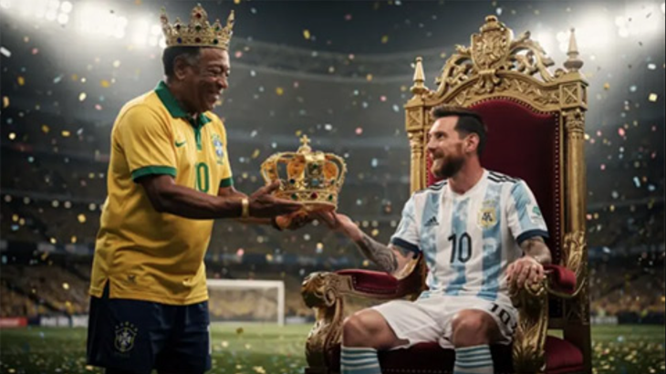 Lionel Messi vượt Pele, thành 'vua World Cup' mới - Ảnh 1.