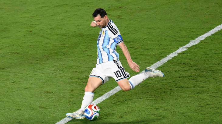 Choáng với thông số kỹ thuật cú sút của Messi tại World Cup 2026 - Ảnh 1.
