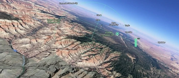 Bay vòng quanh thế giới miễn phí với Google Earth - Ảnh 1.