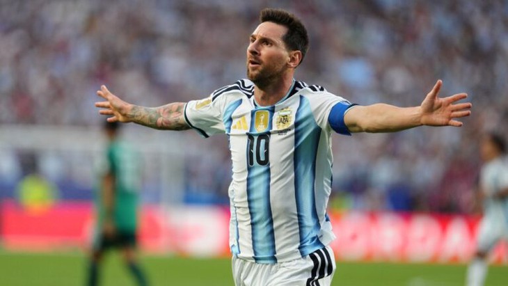 Messi đi vào lịch sử World Cup - Ảnh 1.