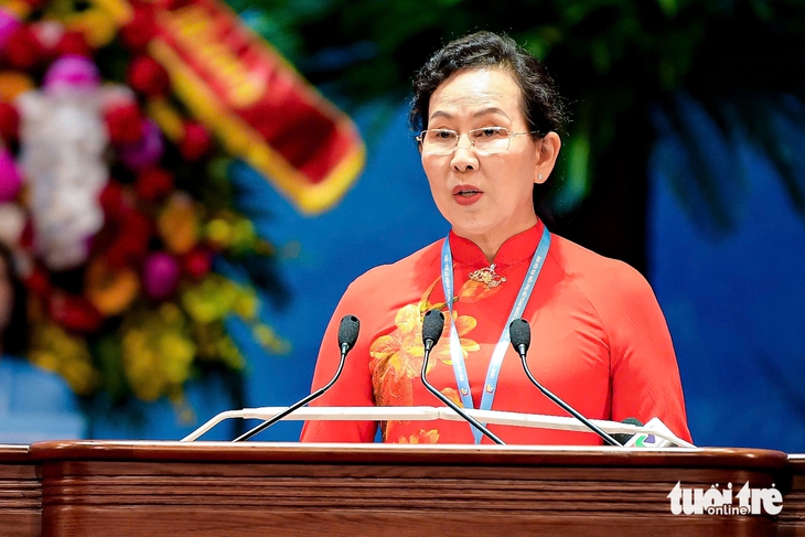 Bà Lê Thị Thủy tái đắc cử Chủ tịch Hội Liên hiệp phụ nữ Việt Nam - Ảnh 1.