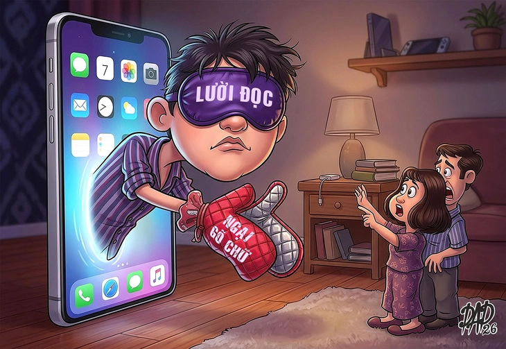 Người trẻ ngại đọc, lười diễn đạt khi giao tiếp trên mạng - Ảnh 1.