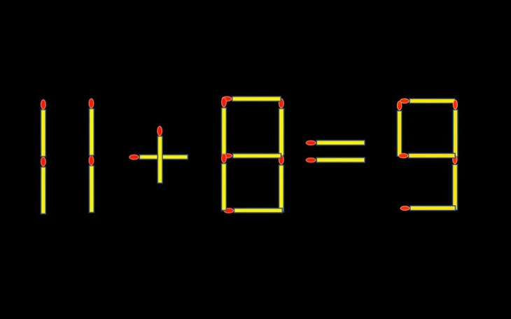 Thử tài IQ: Di chuyển một que diêm để 11+5=6 thành phép tính đúng - Ảnh 8.