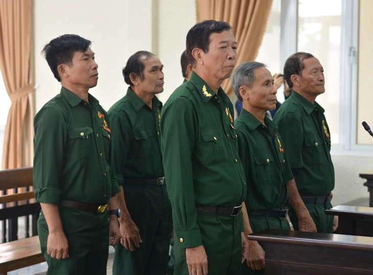 Hoãn phiên tòa phúc thẩm lần 3 vụ 6 cựu chiến binh kêu oan - Ảnh 1.