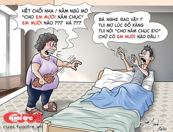 Bà vợ nổi cơn ghen với xăng E10 - Ảnh 1.
