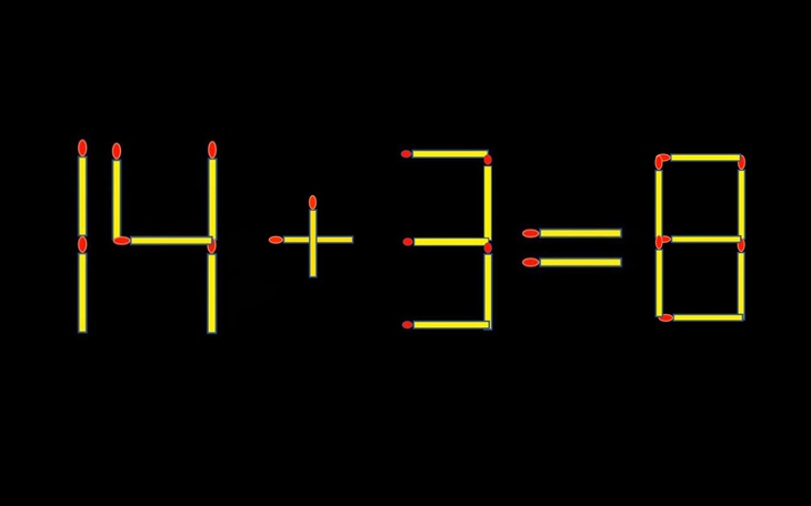 Thử tài IQ: Di chuyển một que diêm để 11+8=8 thành phép tính đúng - Ảnh 7.