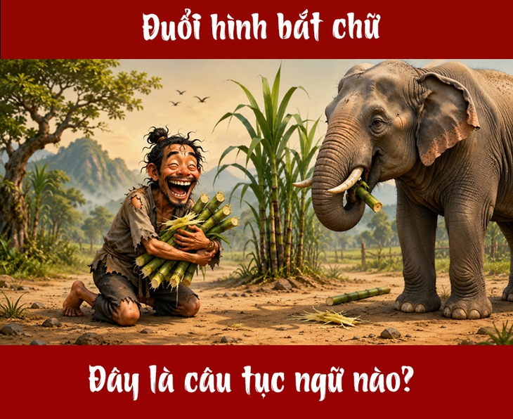 Tục ngữ quen thuộc này là gì? (P20) - Ảnh 1.