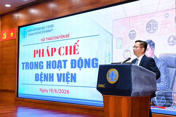 Hội thảo chuyên đề ‘Pháp chế trong hoạt động bệnh viện’ - Ảnh 1.