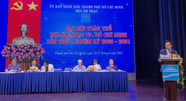 Nhạc sĩ Nguyễn Quang Vinh tái đắc cử Chủ tịch Hội Âm nhạc TP.HCM - Ảnh 2. Nhạc sĩ Nguyễn Quang Vinh tái đắc cử Hội Âm nhạc TP.HCM - Ảnh 2.