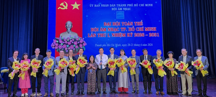 Nhạc sĩ Nguyễn Quang Vinh tái đắc cử Chủ tịch Hội Âm nhạc TP.HCM - Ảnh 1. Nhạc sĩ Nguyễn Quang Vinh tái đắc cử Hội Âm nhạc TP.HCM - Ảnh 1.