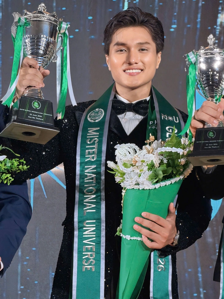 Đỗ Gia Hưng đoạt danh hiệu Nam vương Hoàn vũ Toàn cầu 2026 tại Thái Lan - Ảnh 2.