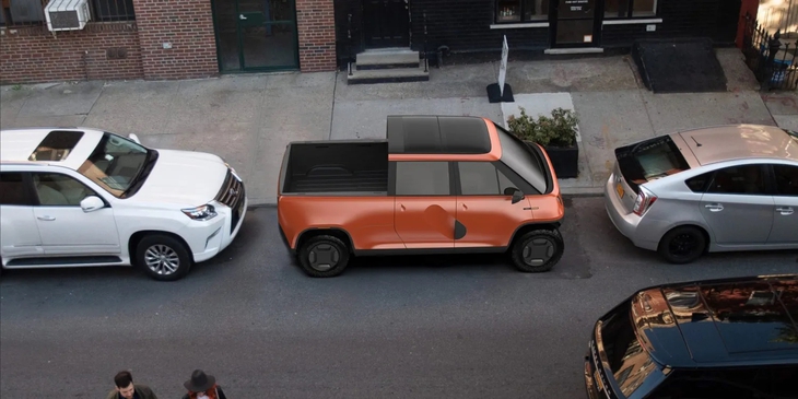 Bán tải điện nhỏ như Hyundai i10, khả năng sạc hiếm xe có, thùng ngang ngửa Toyota Hilux - Ảnh 2.