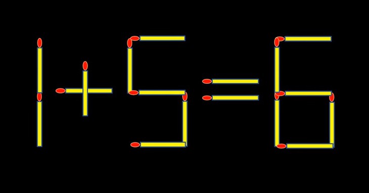 Thử tài IQ: Di chuyển một que diêm để 11+8=8 thành phép tính đúng - Ảnh 1.