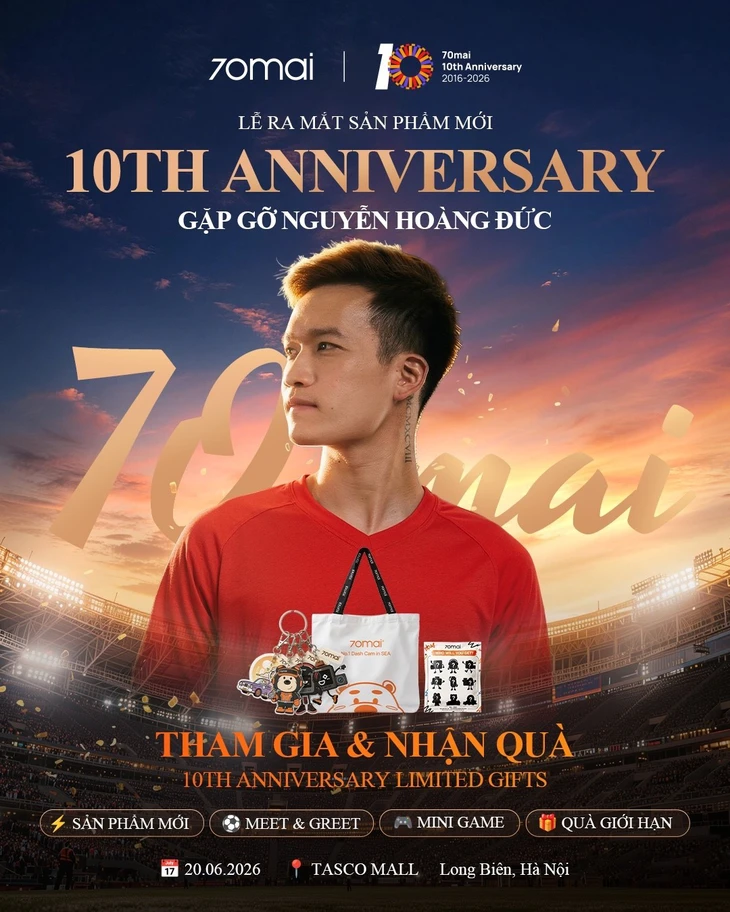 70mai kỷ niệm 10 năm: Ra mắt A810 Lite cùng hoạt động đặc biệt - Ảnh 1.