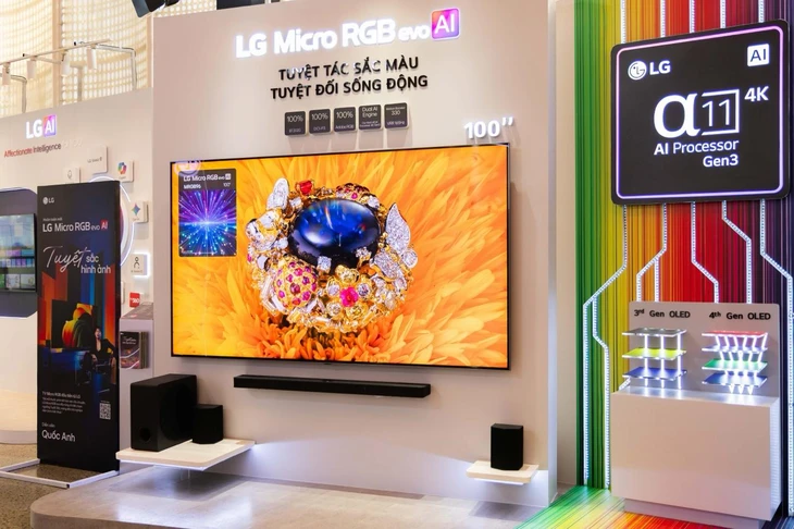 LG Micro RGB evo AI: màu sắc chính xác trên TV LCD - Ảnh 1.