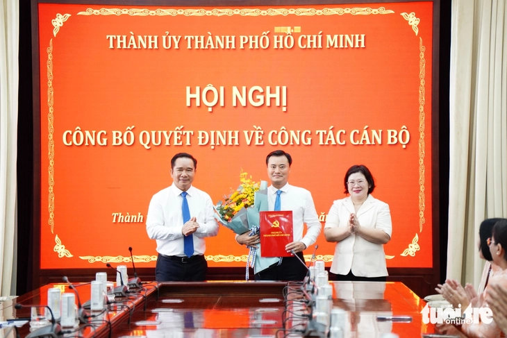 Ông Bùi Xuân Cường làm Bí thư Đảng ủy phường Sài Gòn - Ảnh 1.