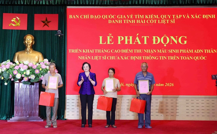 Bộ Công an phát động cao điểm thu nhận mẫu ADN thân nhân liệt sĩ chưa xác định thông tin - Ảnh 1.