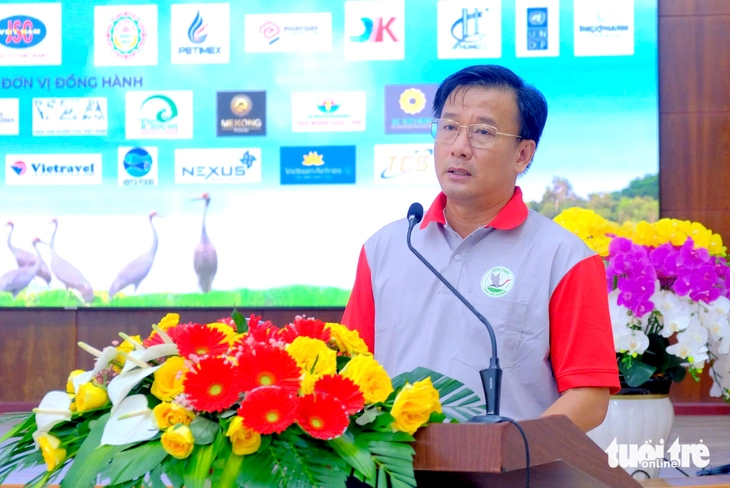 Đồng Tháp đón thêm 6 sếu đầu đỏ về Vườn quốc gia Tràm Chim - Ảnh 3.