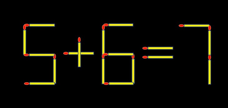 Thử tài IQ: Di chuyển một que diêm để 12+1=8 thành phép tính đúng - Ảnh 2.