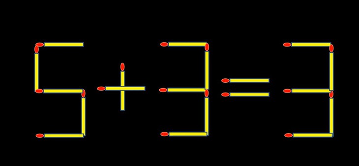 Thử tài IQ: Di chuyển một que diêm để 8+9=7 thành phép tính đúng - Ảnh 2.